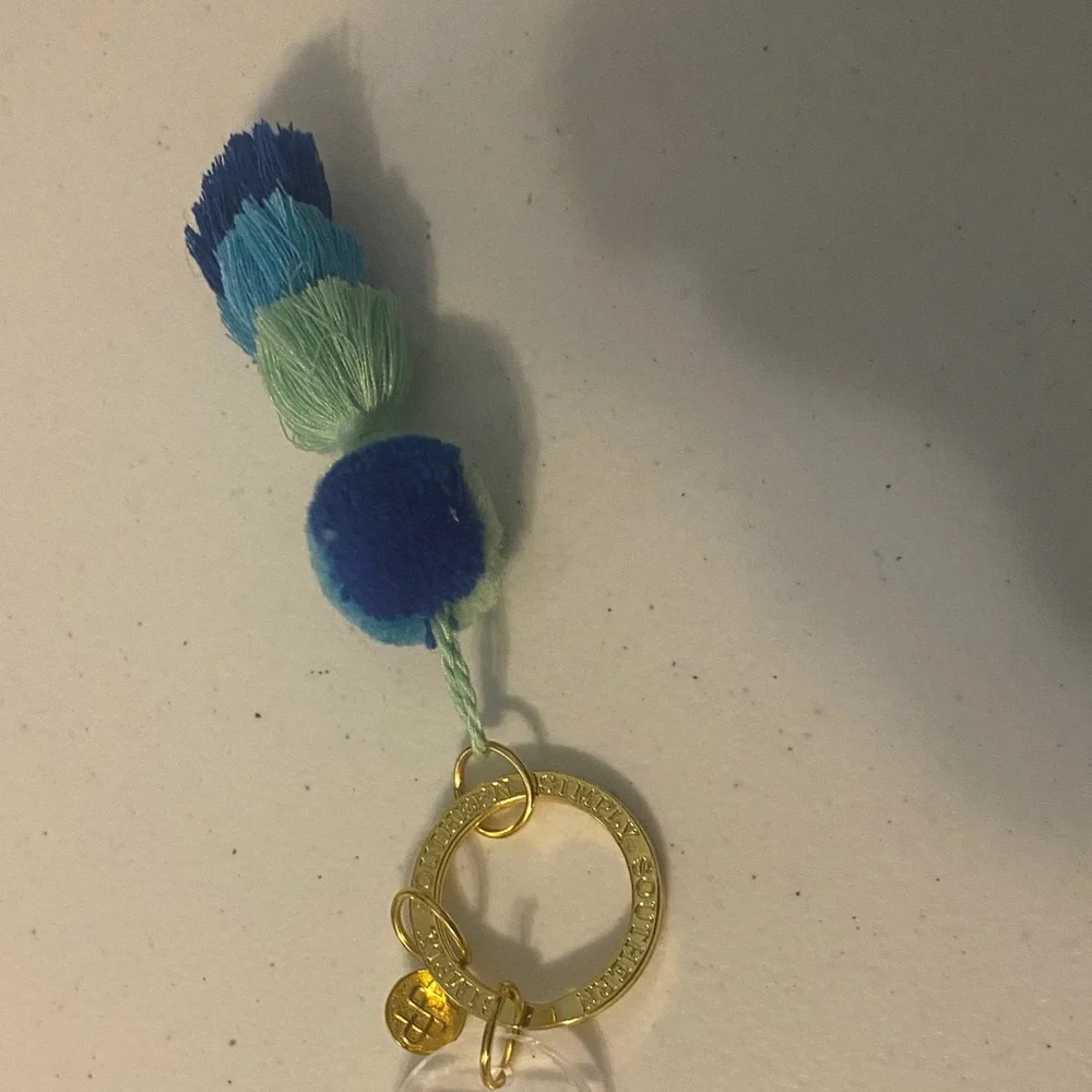 Simply Southern Acrylic Keychain with Motel Key Design and Tassel